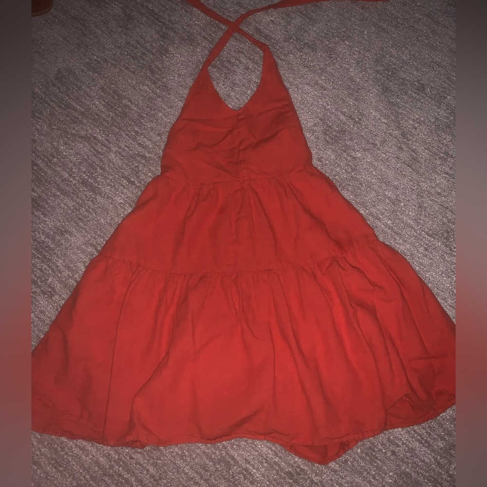 american eagle halter neck sundress